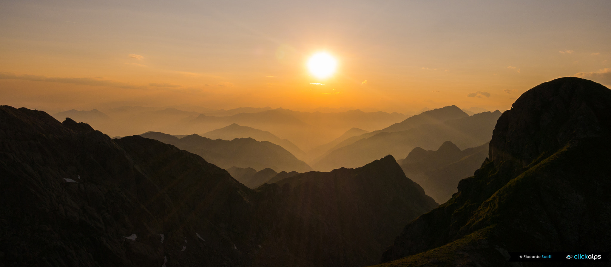 Panasonic Lumix DMC-GM1 sample photo. Warm sunset in orobic alps photography