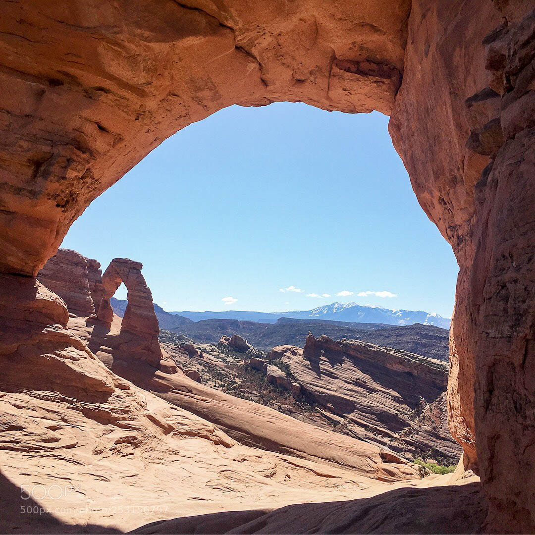 Apple iPhone 6s sample photo. Arches national park photography