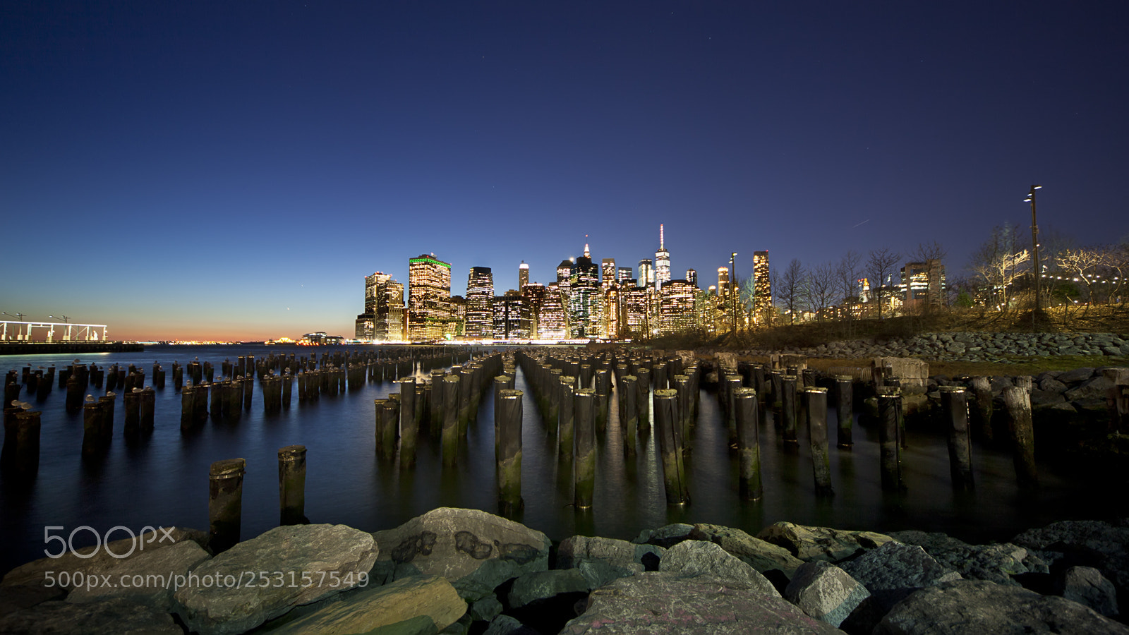 Canon EOS 5D Mark II sample photo. New york city lights photography