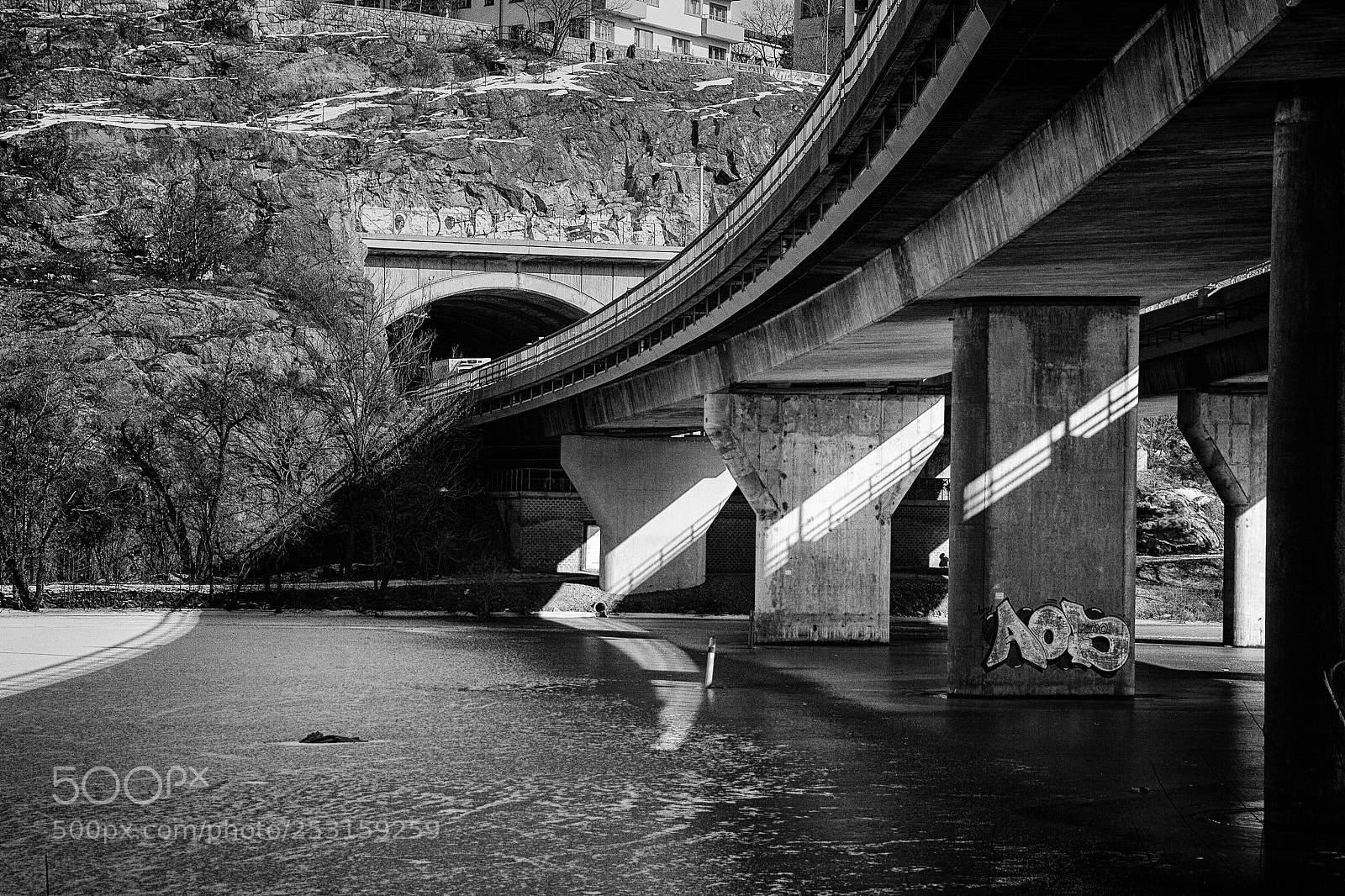 Canon EOS 20D sample photo. Concrete bridge photography