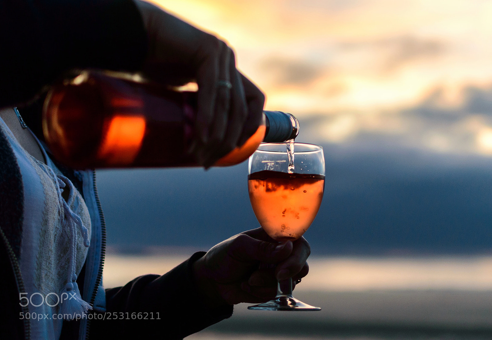 Nikon D3200 sample photo. Wine by the sea photography