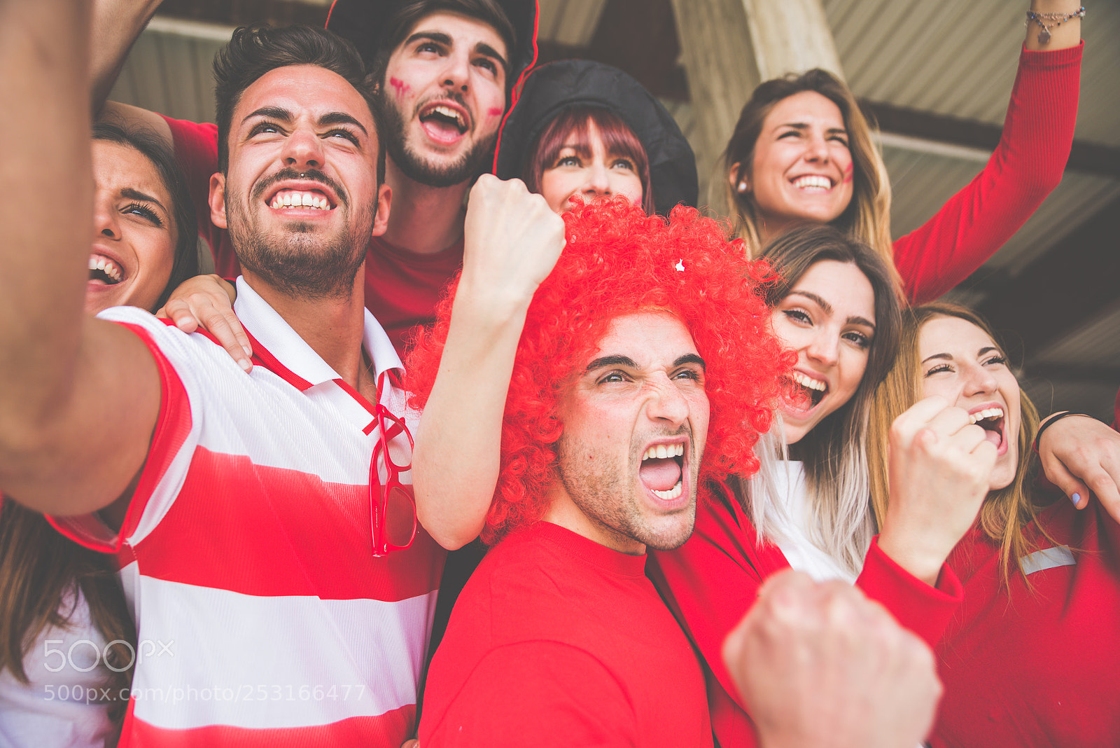 Nikon D610 sample photo. Football fans supporting their photography