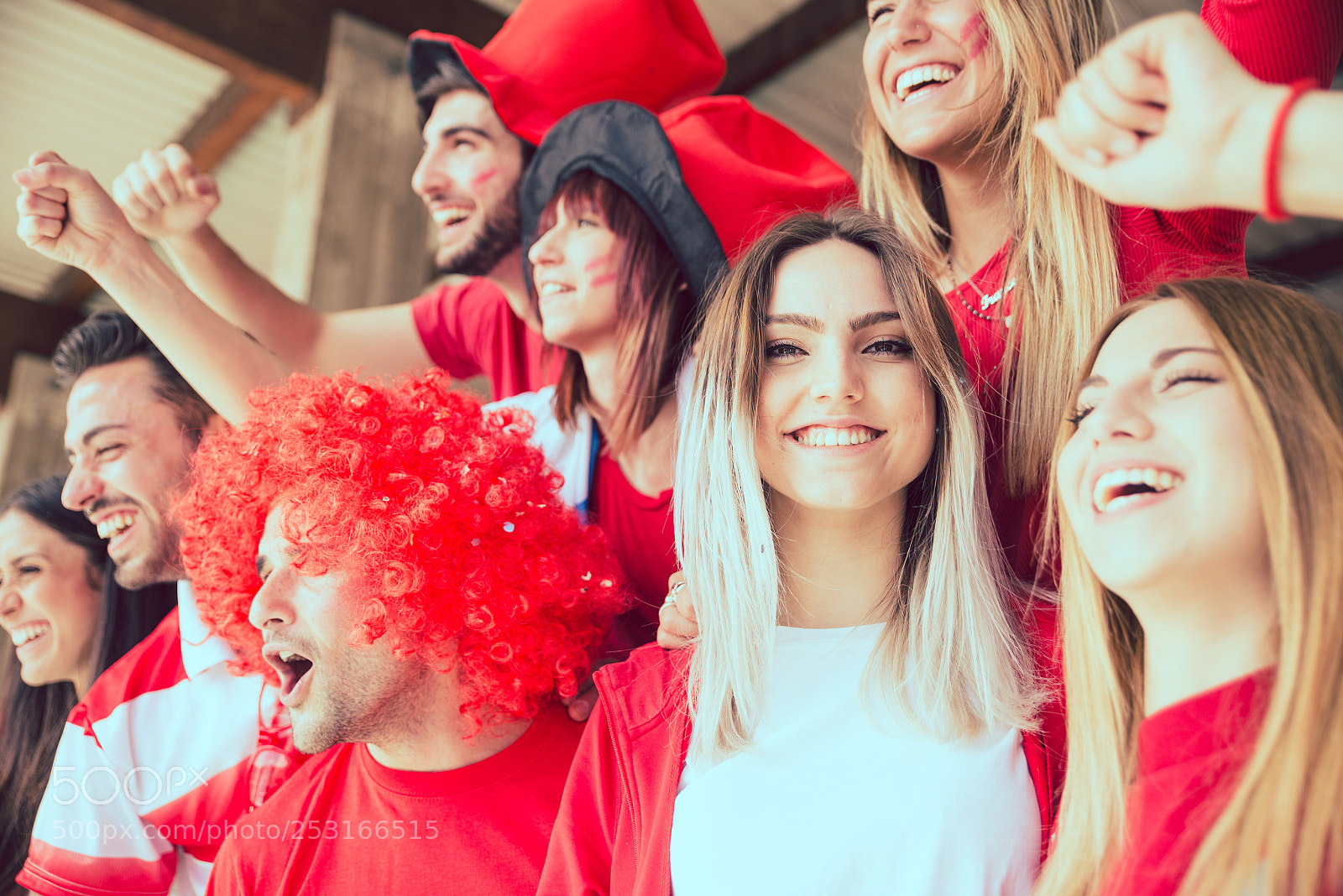 Nikon D610 sample photo. Football fans supporting their photography