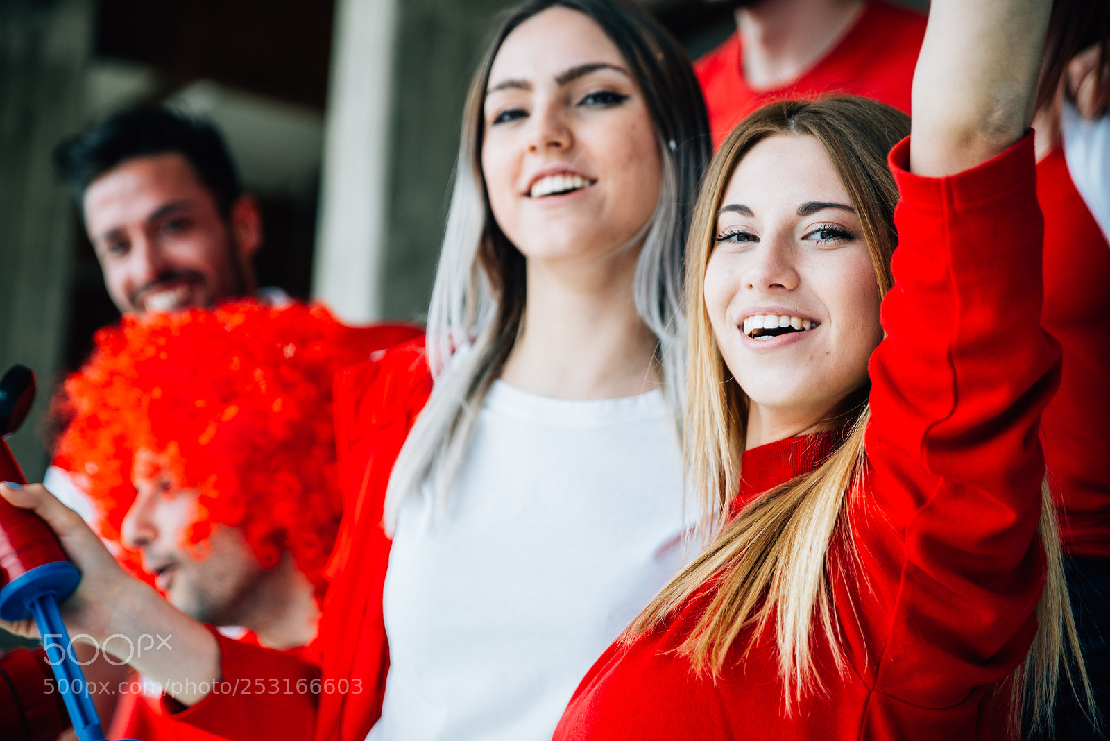 Nikon D610 sample photo. Football fans supporting their photography