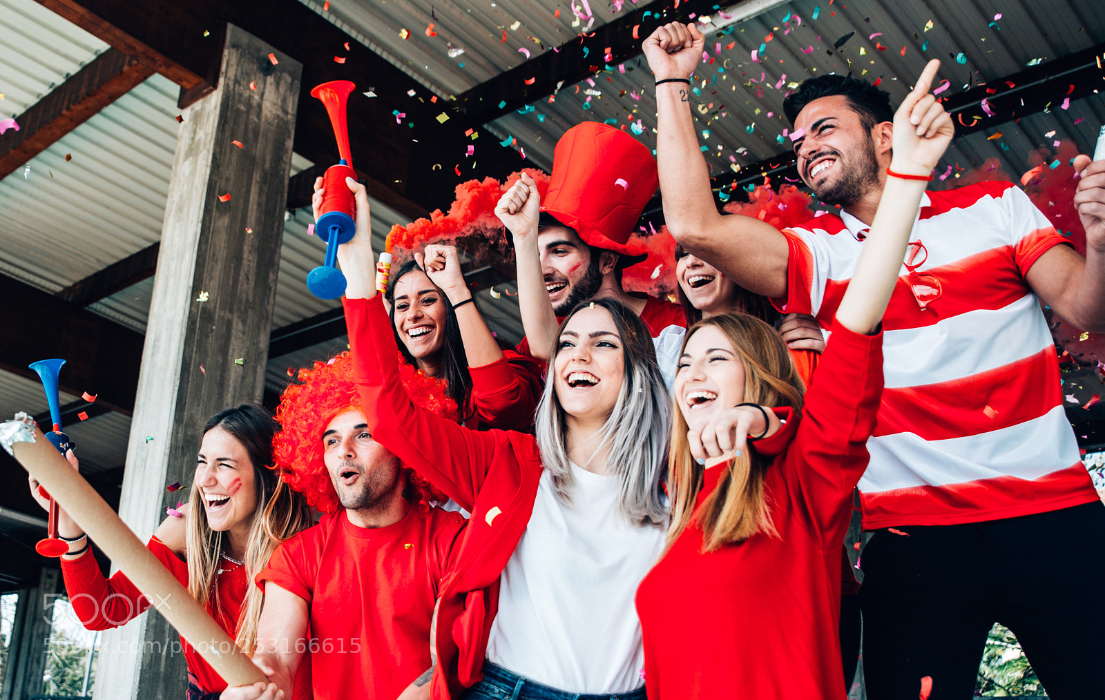 Nikon D610 sample photo. Football fans supporting their photography