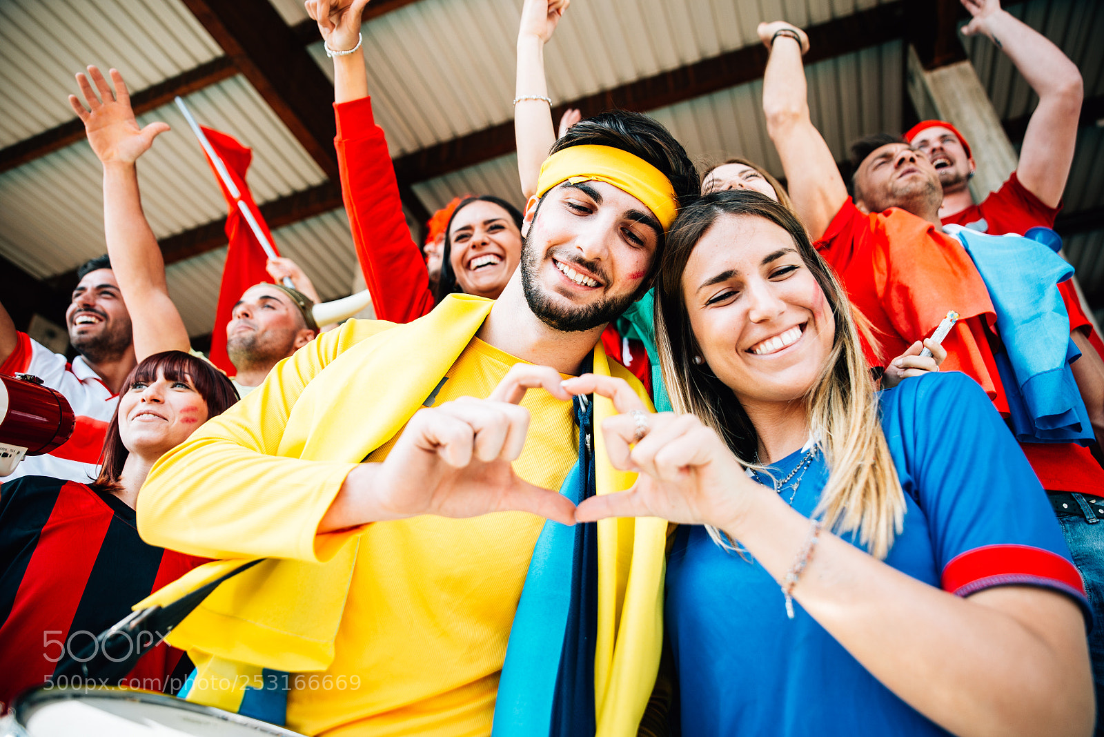 Nikon D610 sample photo. Football fans supporting their photography