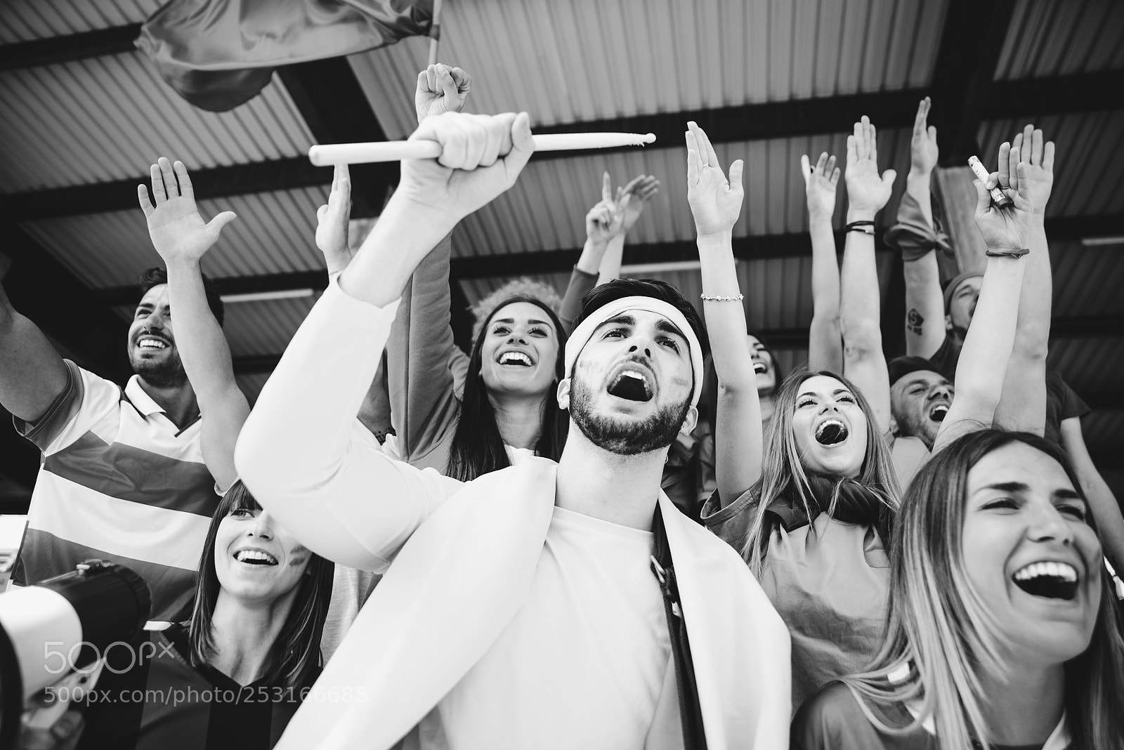 Nikon D610 sample photo. Football fans supporting their photography