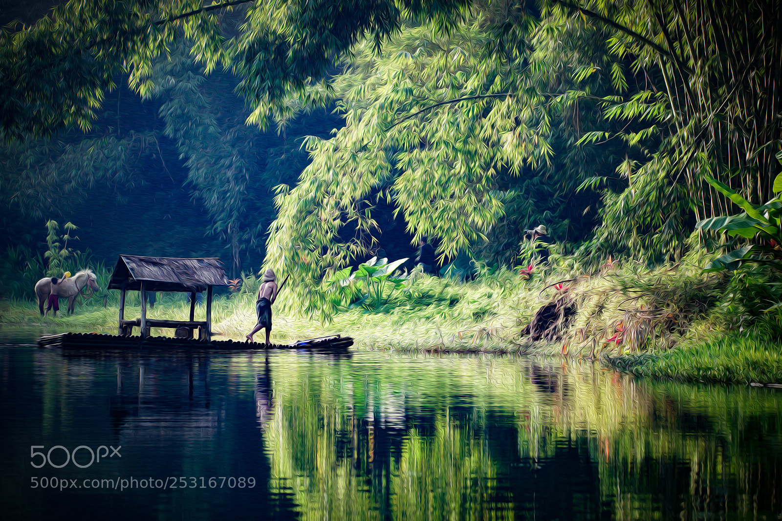 Sony a7 II sample photo. Boat on the river photography