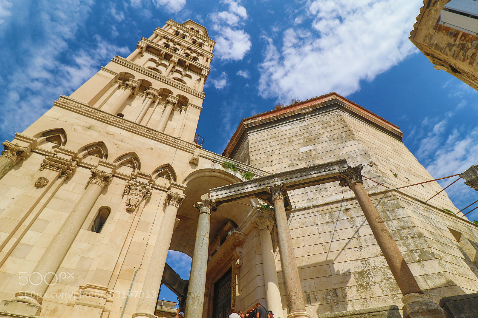 Canon EOS 7D Mark II sample photo. Diocletian's palace split photography