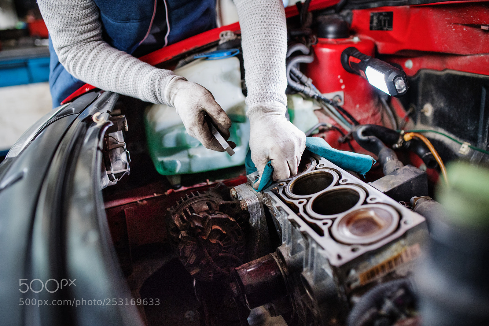 Nikon D5 sample photo. Man mechanic repairing a photography