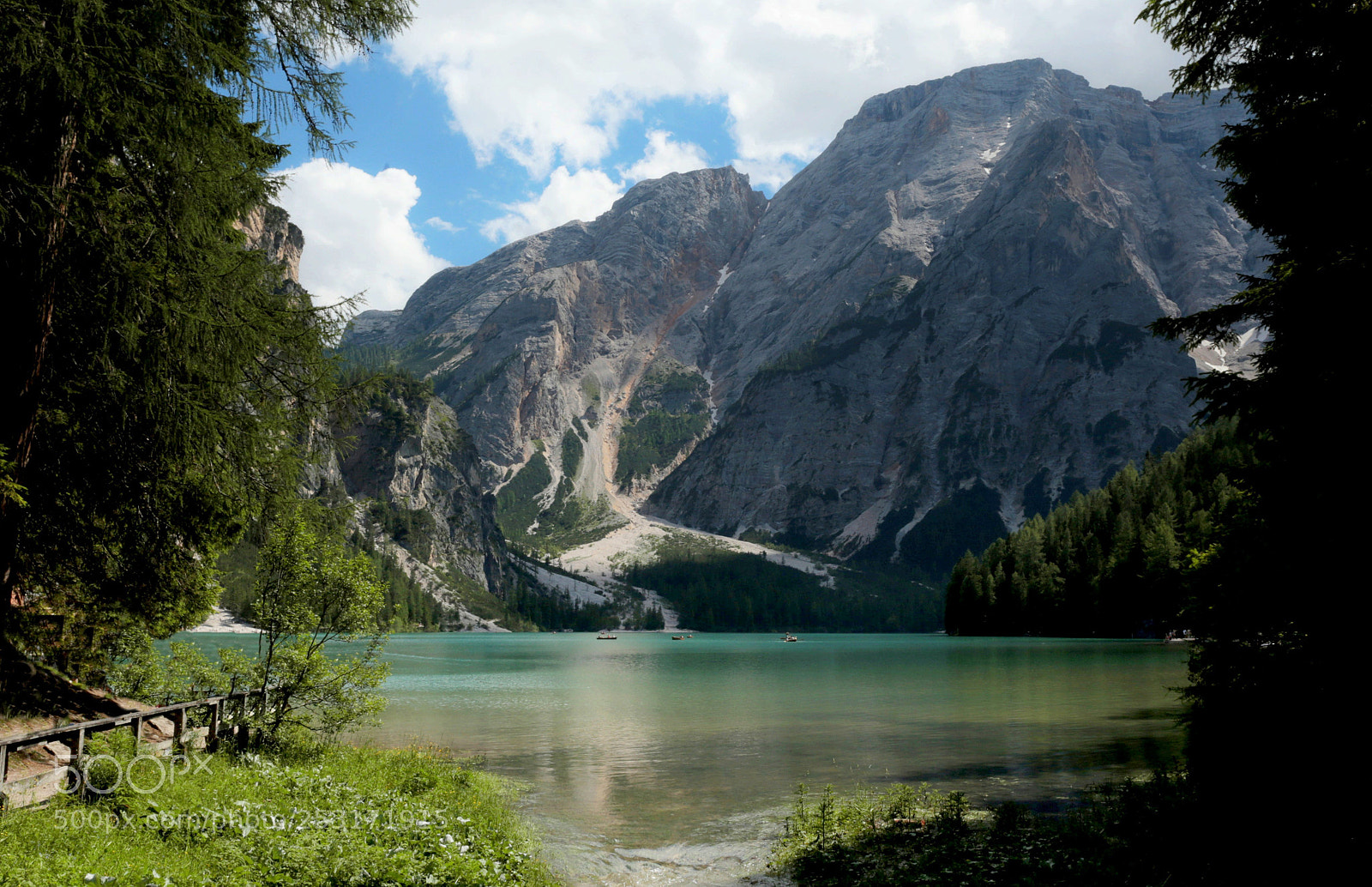 Canon EF 24-70mm F4L IS USM sample photo. Lake braies photography
