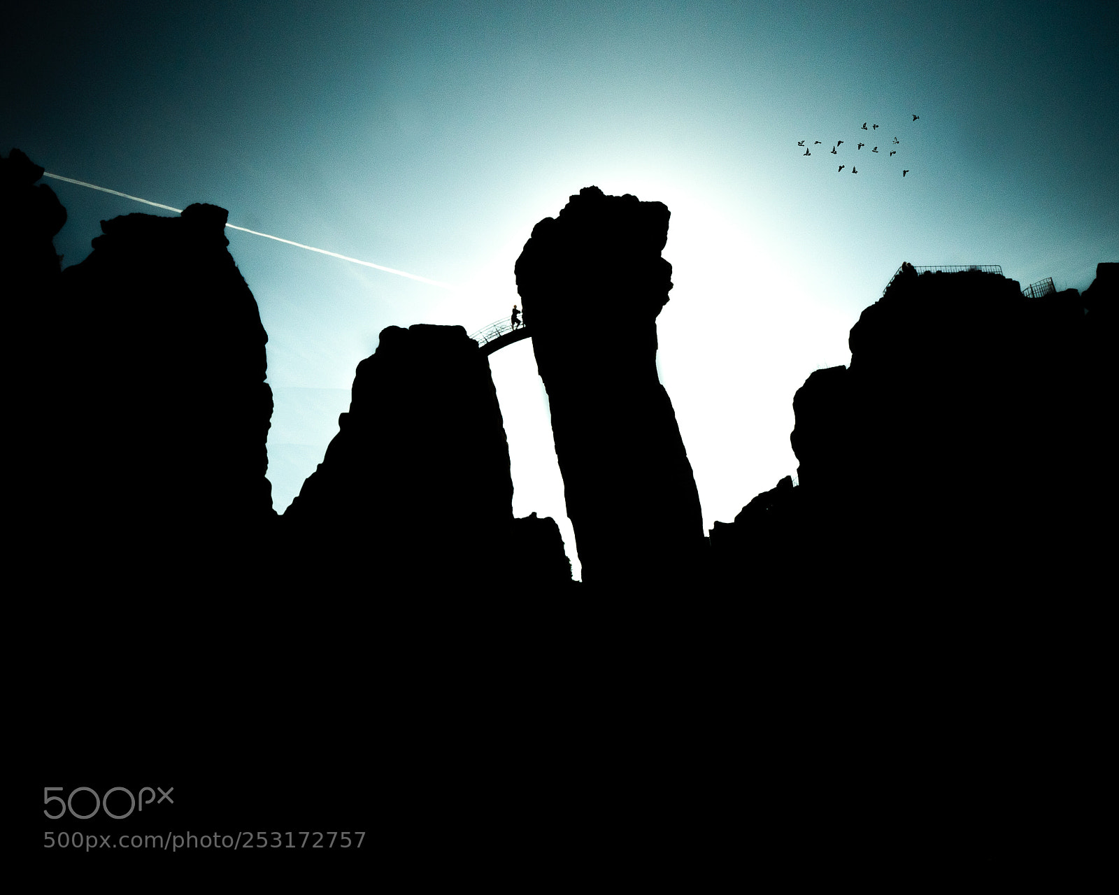 Panasonic Lumix DC-G9 sample photo. Silhouette of the externsteine photography