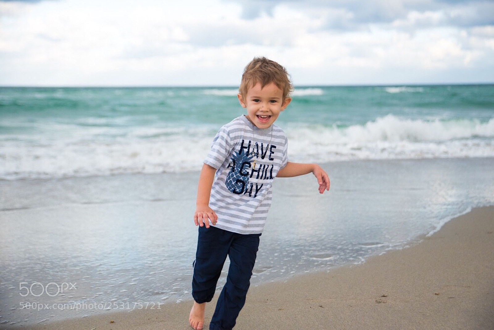 Nikon D750 sample photo. Young boy running on photography
