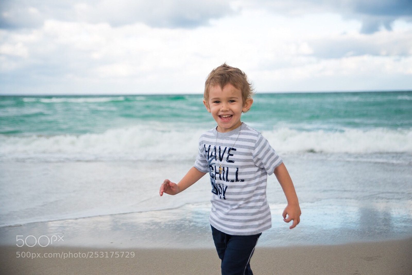 Nikon D750 sample photo. Young boy running on photography