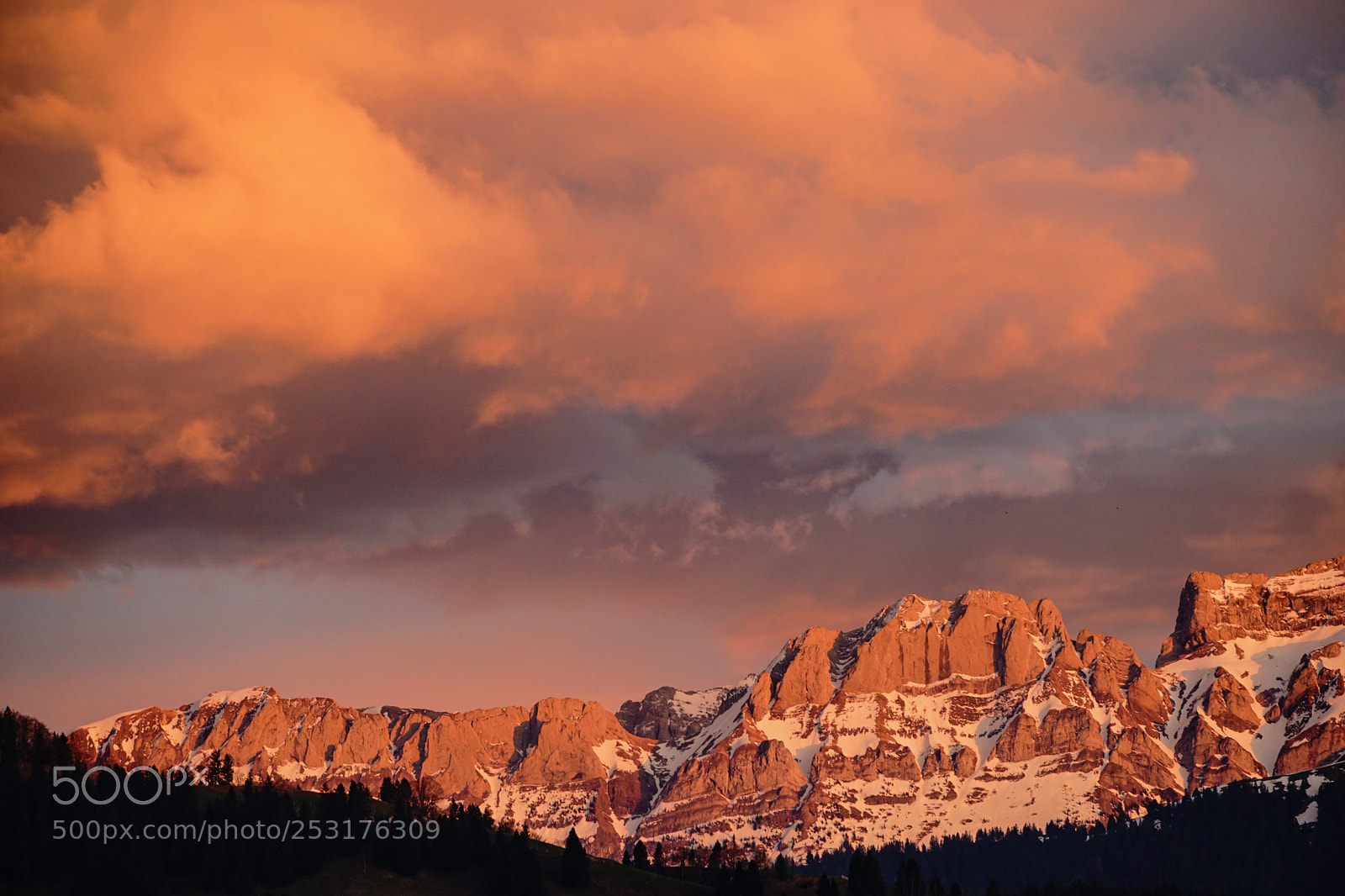 Sony a7 II sample photo. Alpstein im abendlicht photography