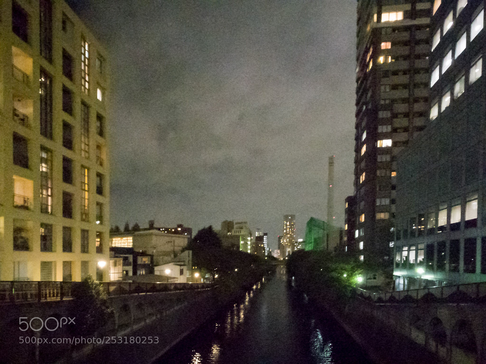 HUAWEI P9 sample photo. Night in meguro photography