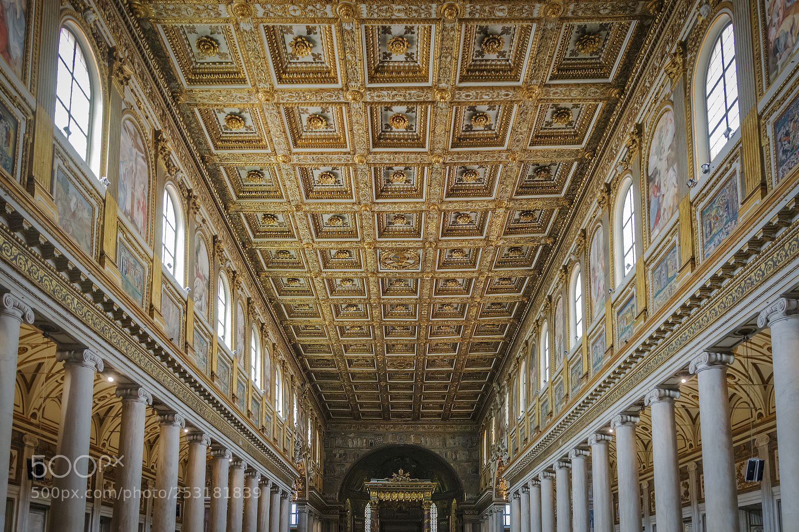Nikon D7100 sample photo. Interior of the basilica photography