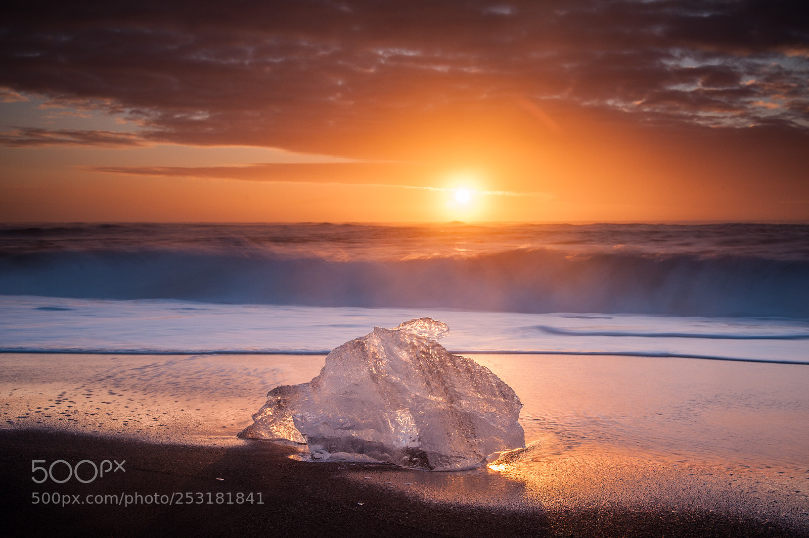 Nikon D700 sample photo. Sunrise at diamond beach photography