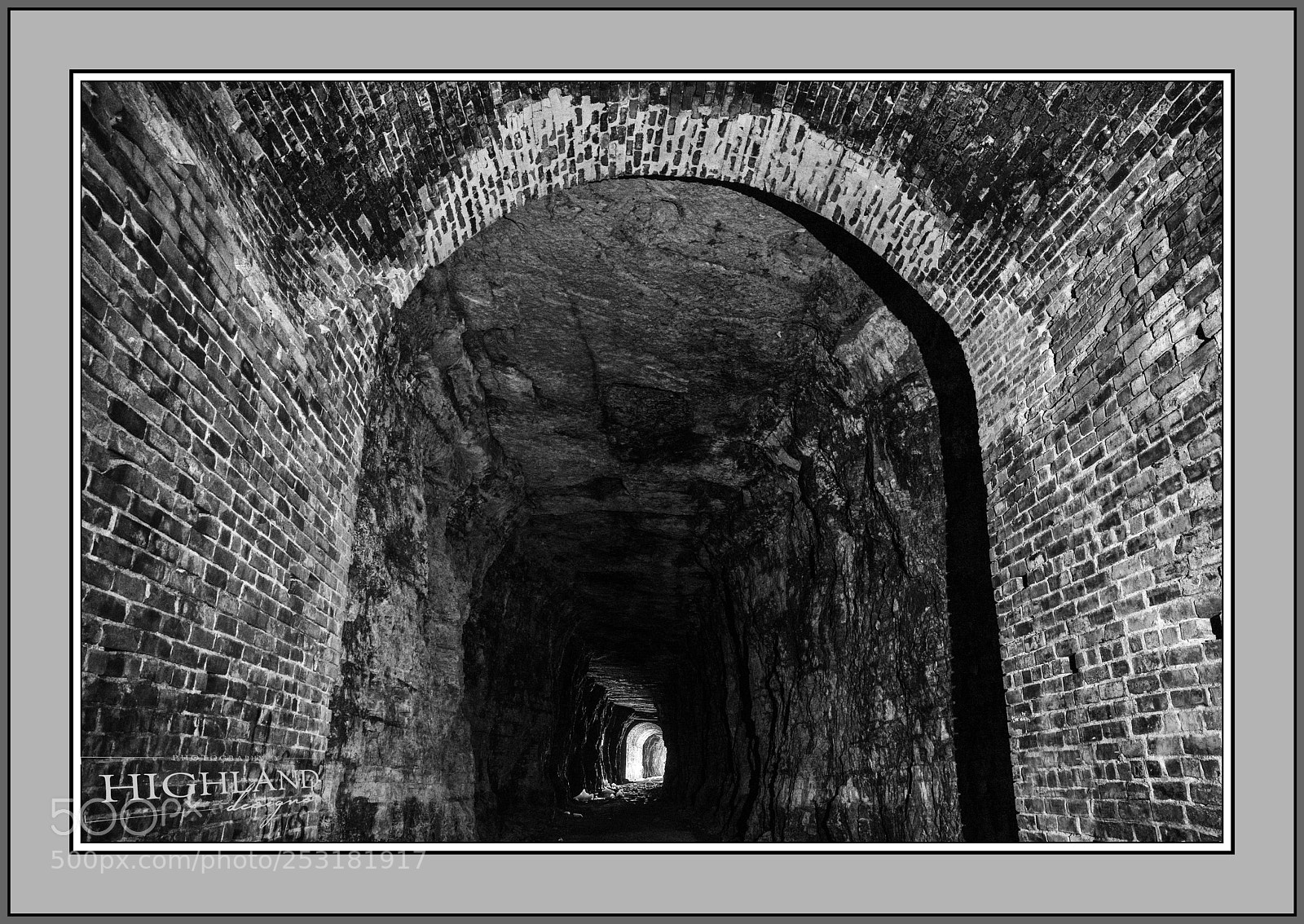 Sony a7 II sample photo. Stewart tunnel b w photography