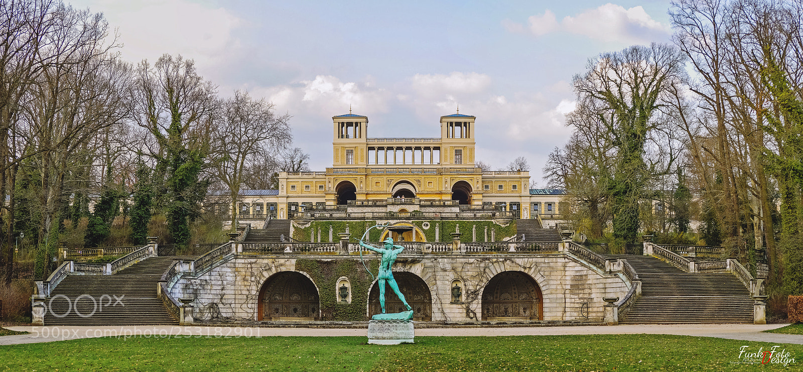 Panasonic DMC-G70 sample photo. Panorama - orangerieschloss, potsdam. photography