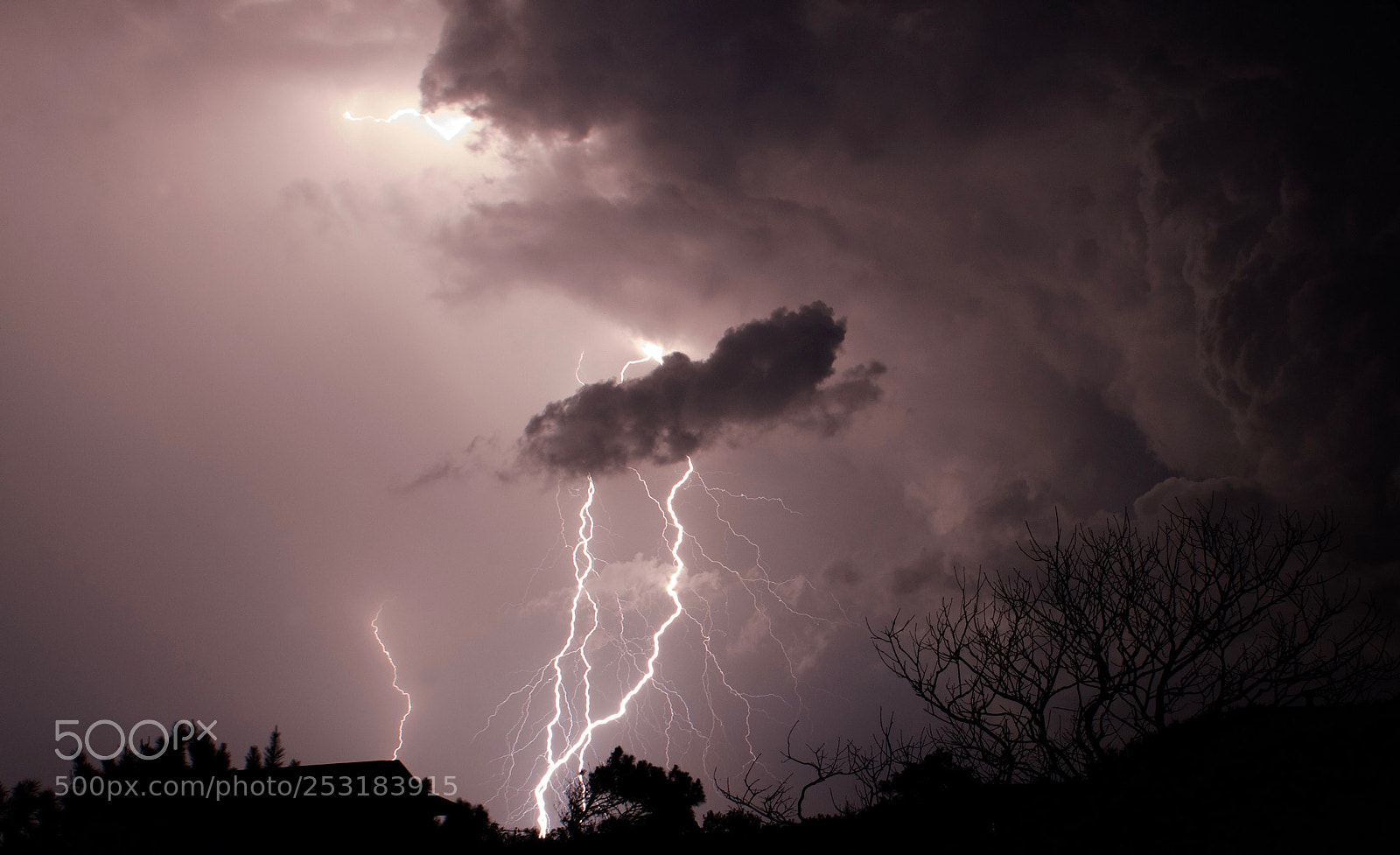 Nikon D7000 sample photo. Lightning in the cover photography