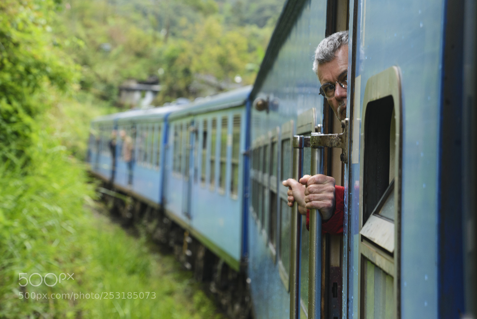 Nikon D610 sample photo. Train ride photography