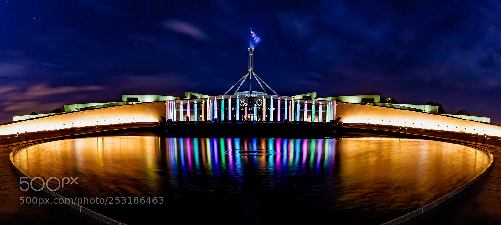 Canon EOS 5D Mark II sample photo. Australian parliament house in photography