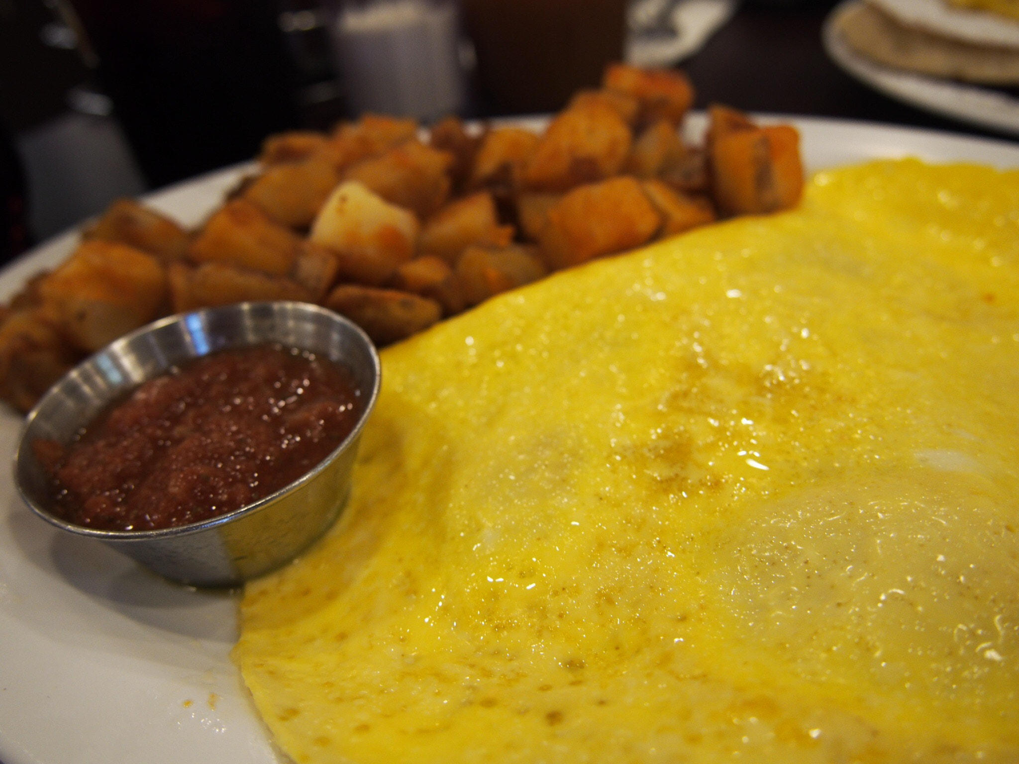 Olympus PEN E-PM2 sample photo. Omelette photography
