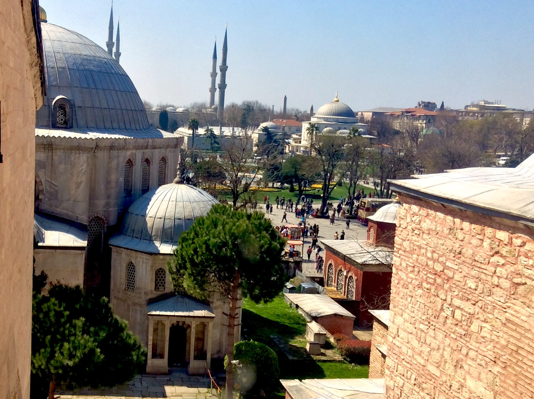 Apple iPad Air sample photo. Aghia sophia view photography