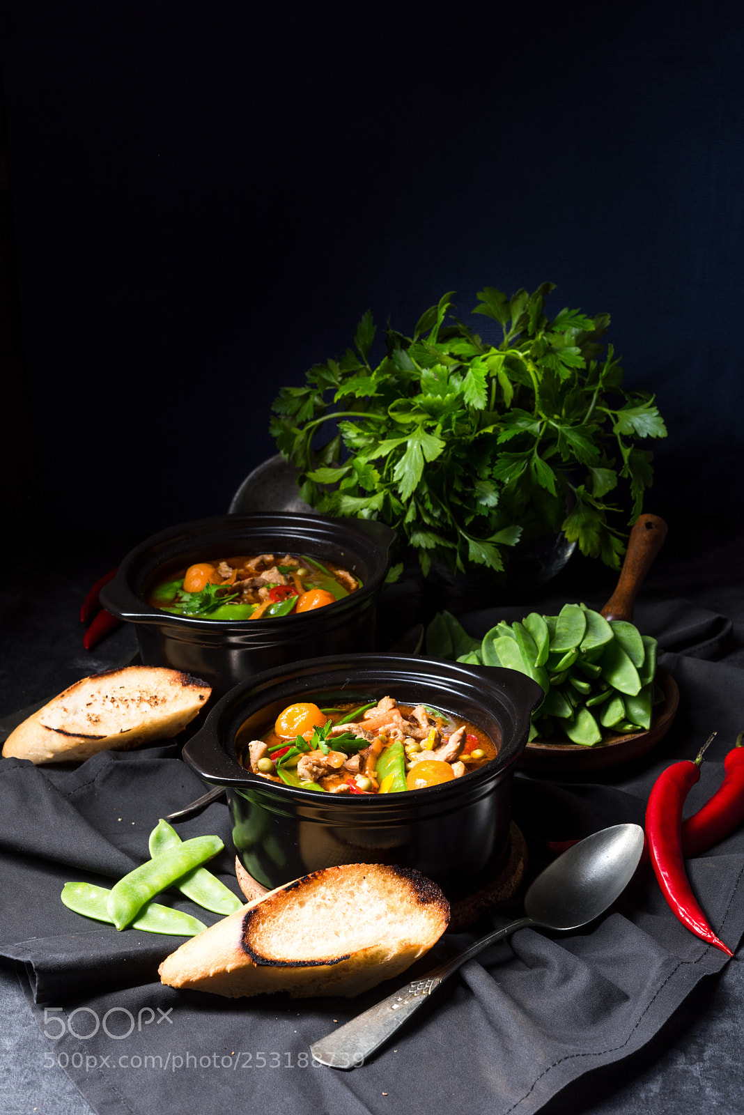 Nikon D810 sample photo. Strips of pork with photography