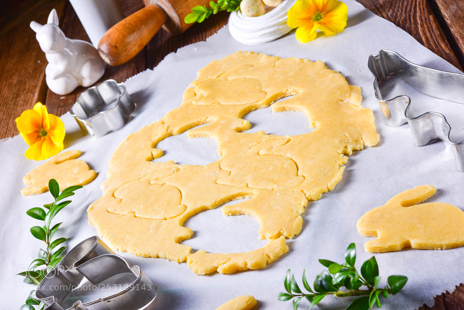 Nikon D810 sample photo. Raw easter cookies photography