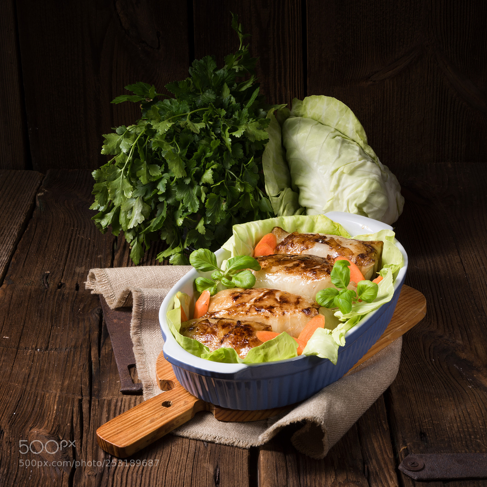 Nikon D810 sample photo. Cabbage rolls with minced photography