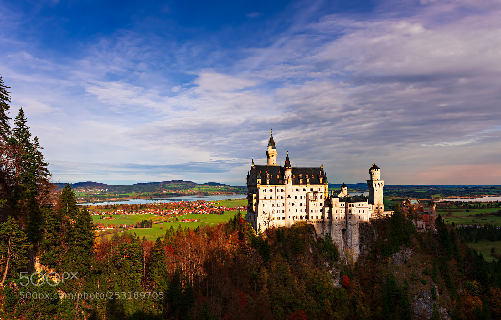 Nikon D800 sample photo. Neuschwanstein castle photography