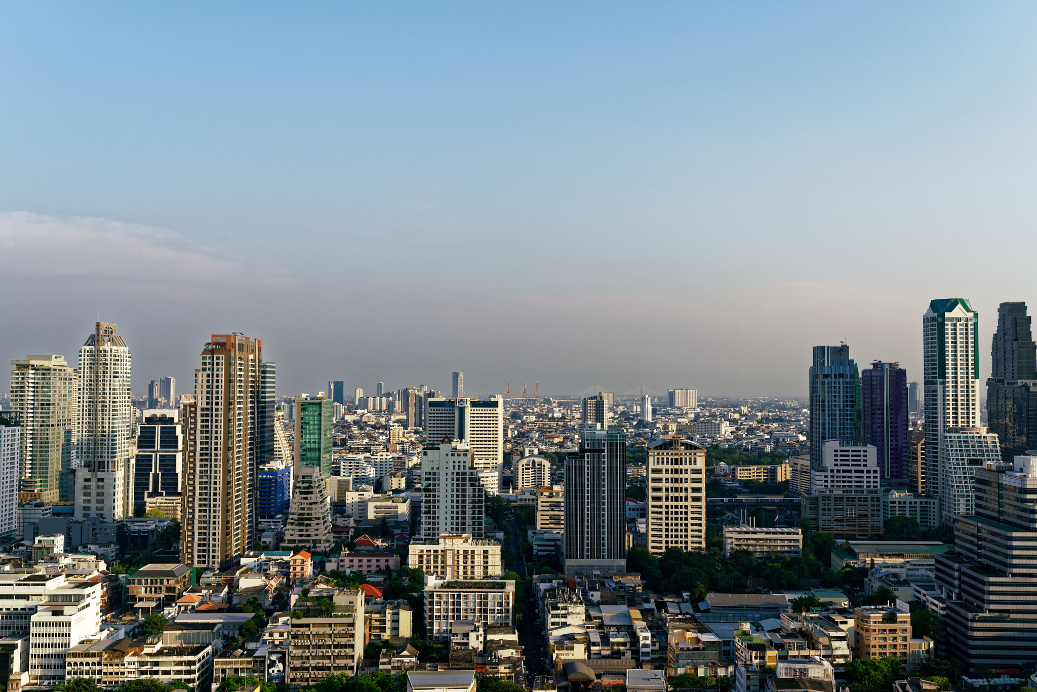 Sony a7R II sample photo. Bangkok skyline ii photography