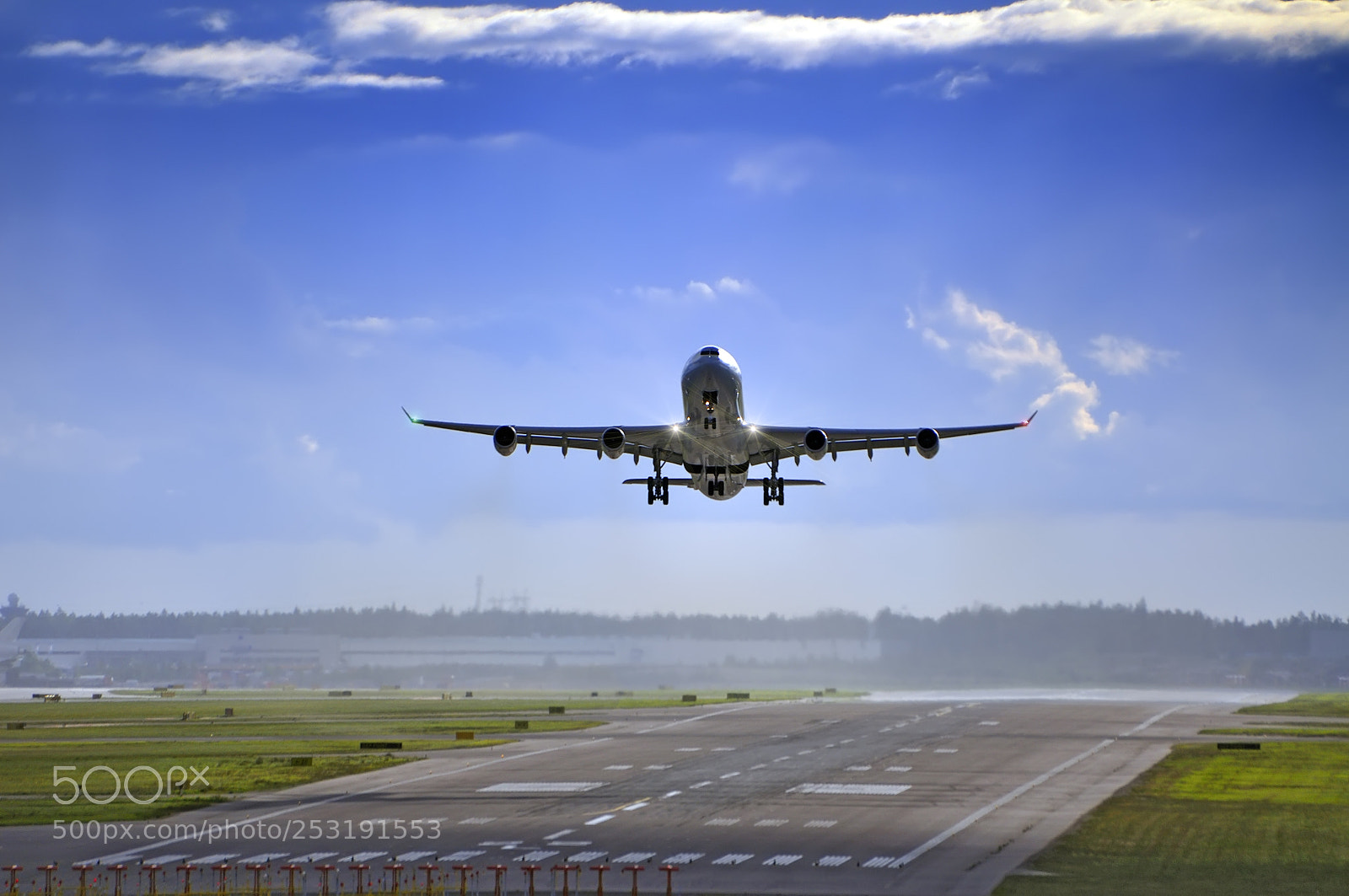 Nikon D90 sample photo. Take-off in vantaa airport photography