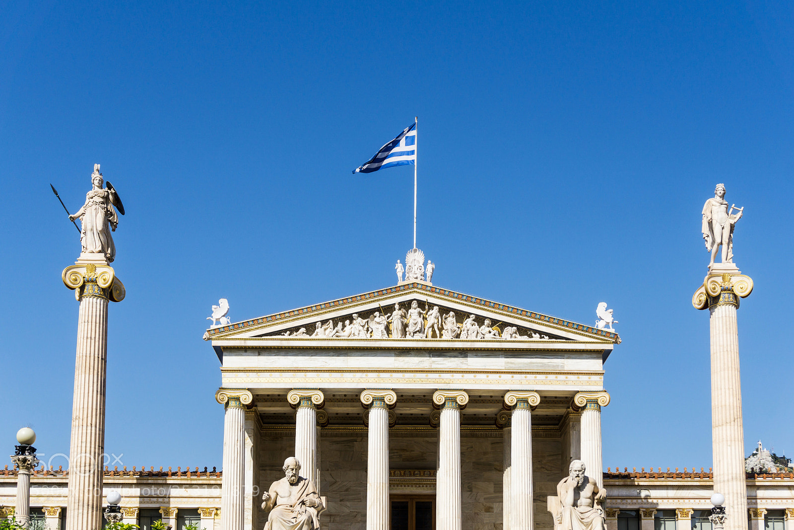 Sony a6000 sample photo. Flag of greece in photography