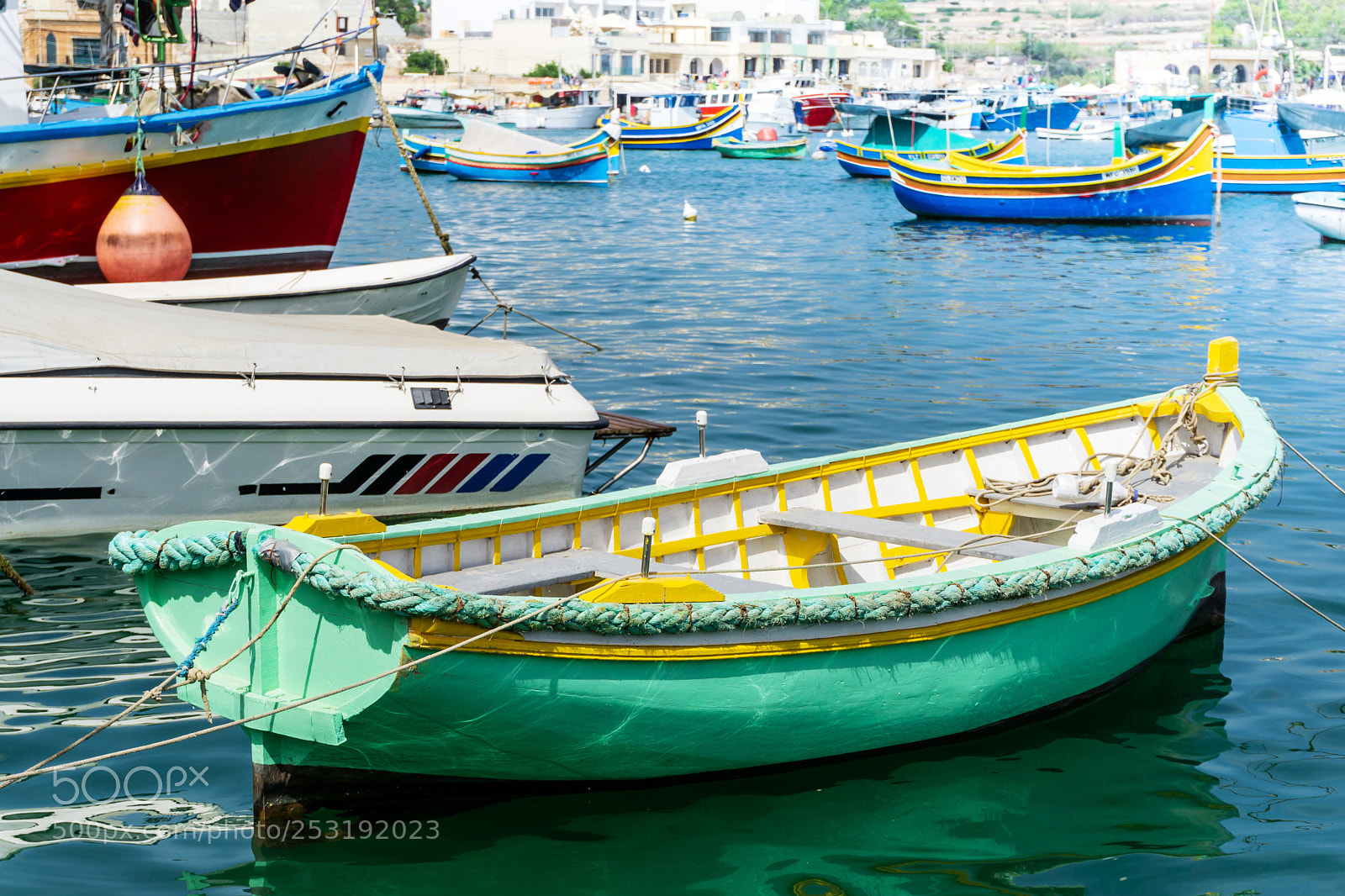 Sony a6000 sample photo. Traditional boats at marsaxlokk photography