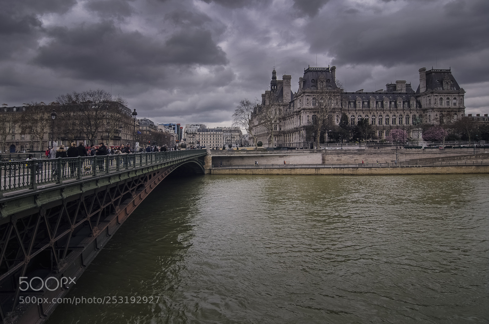 Nikon D7000 sample photo. Pont d'arcole (parís) photography