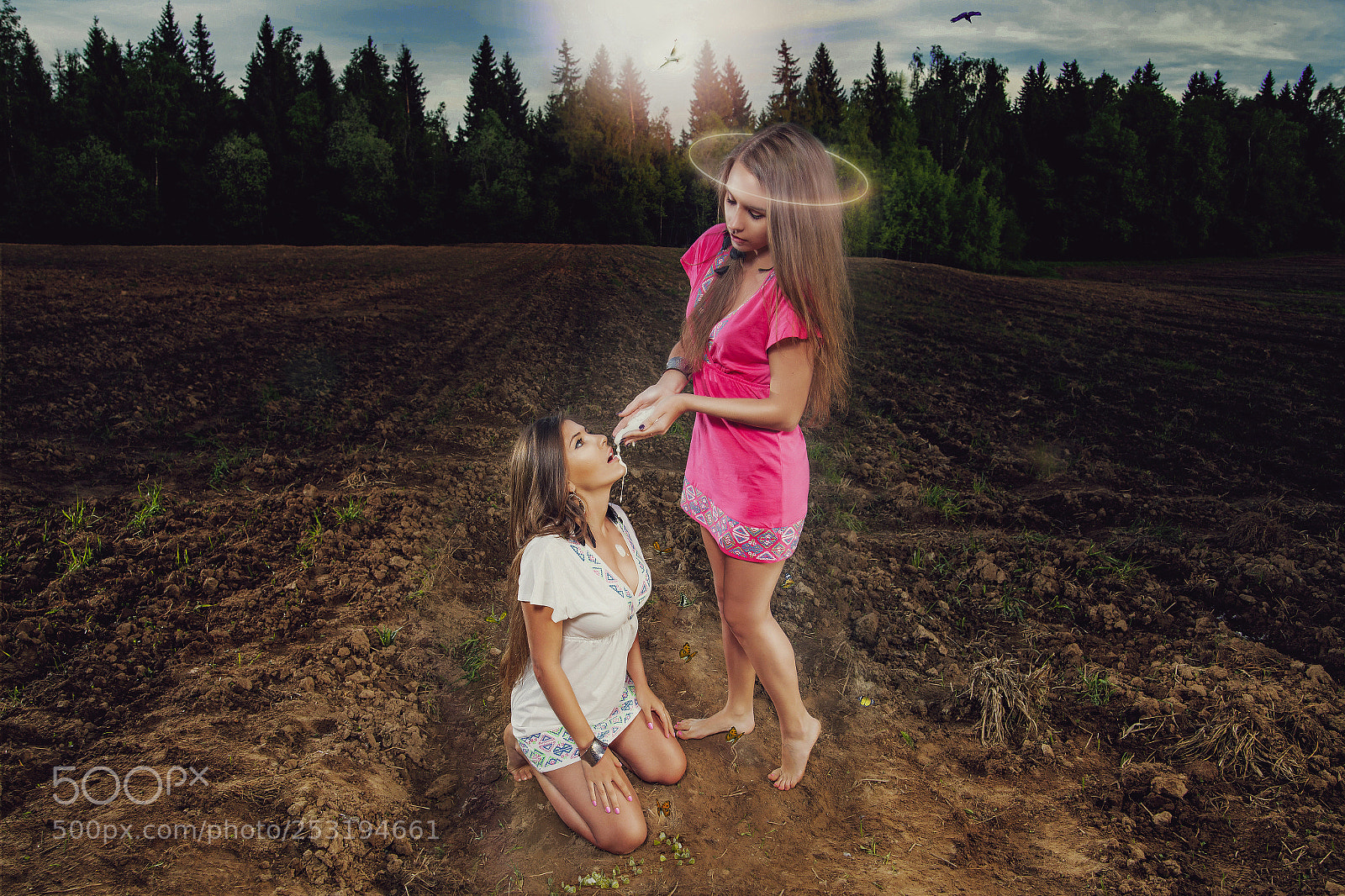 Canon EOS 5D Mark II sample photo. Sin with milk photography