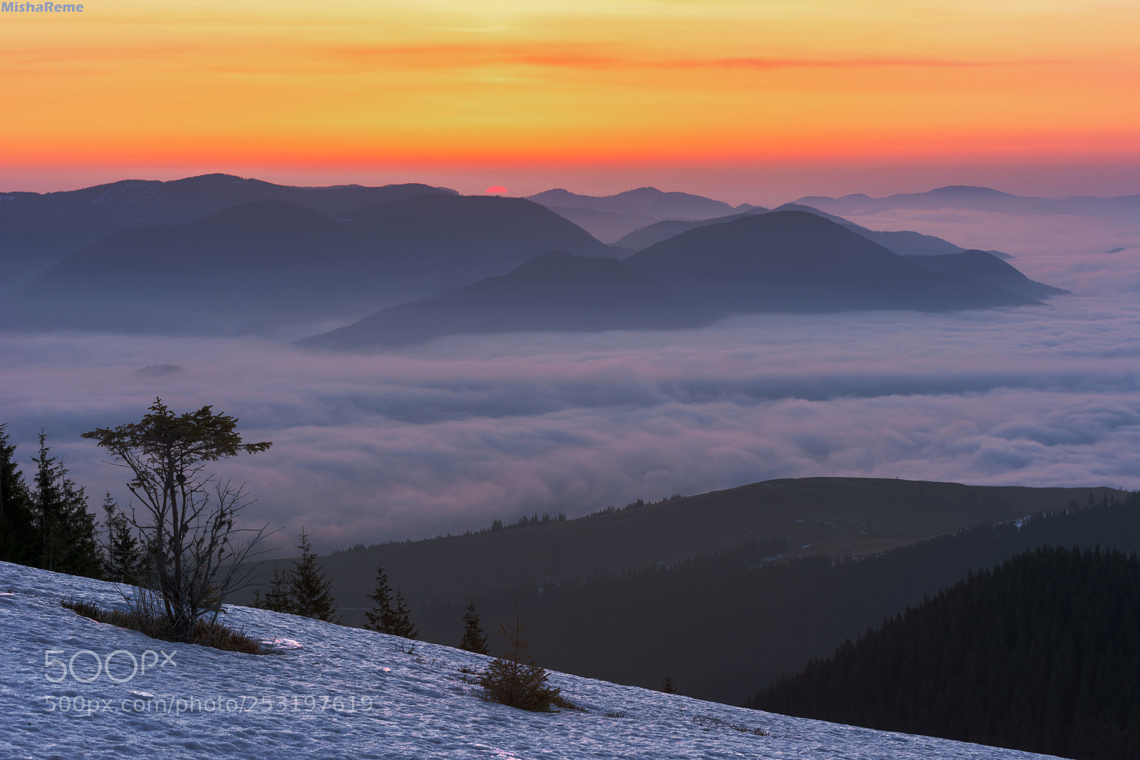 Nikon D7100 sample photo. Sinrise in carpathians*** photography