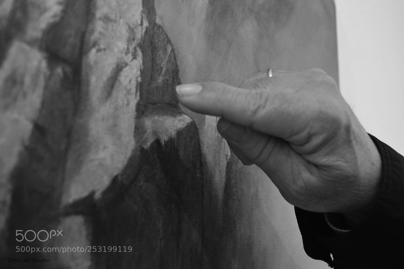 Nikon D3200 sample photo. La mano de un photography