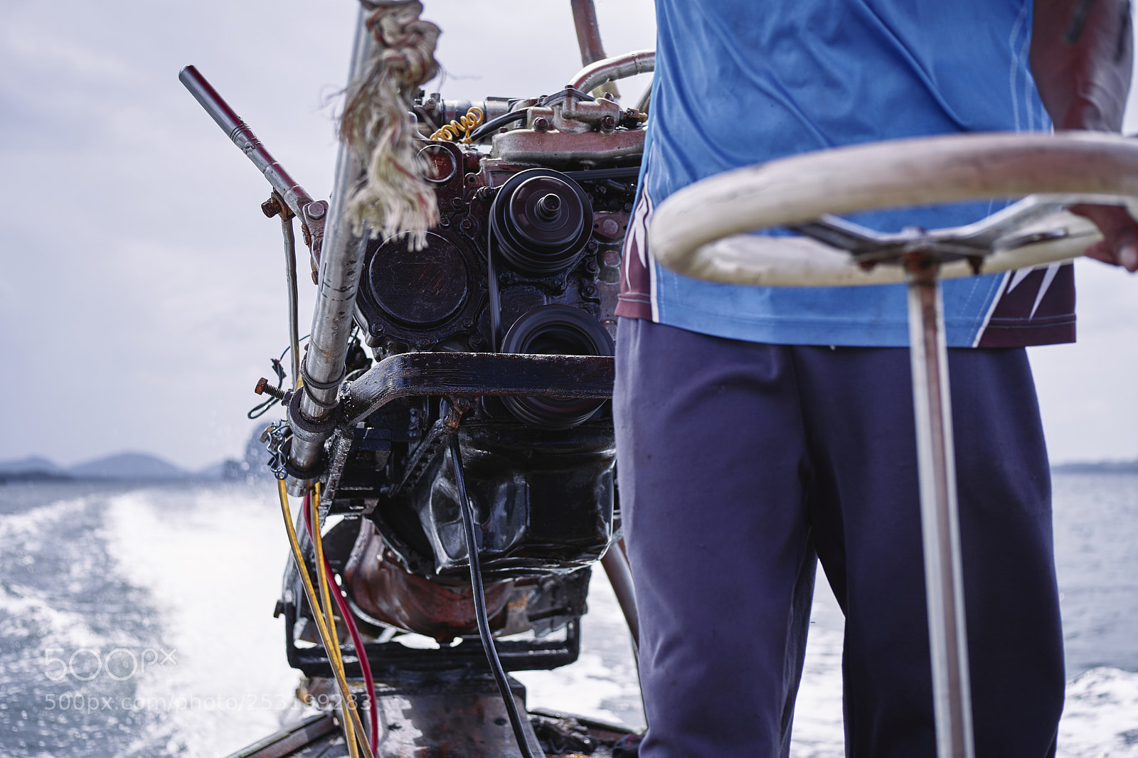 Sony a7 III sample photo. Boat engine photography