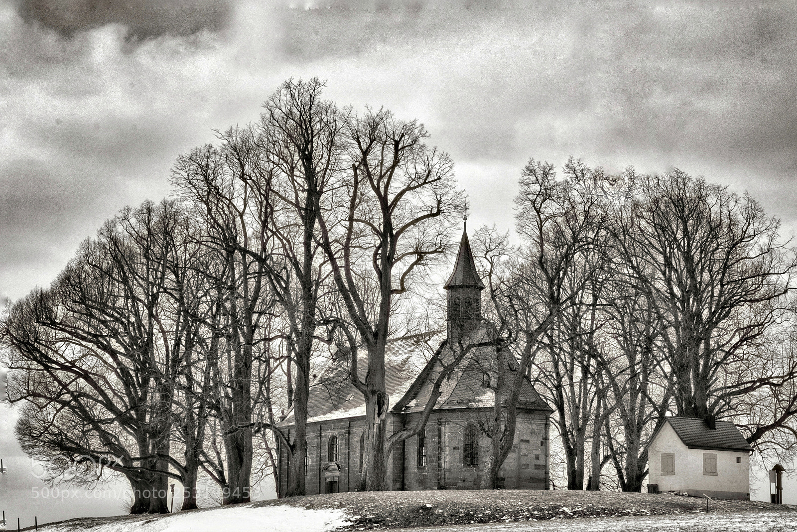Sony a6000 sample photo. Church in the frost photography