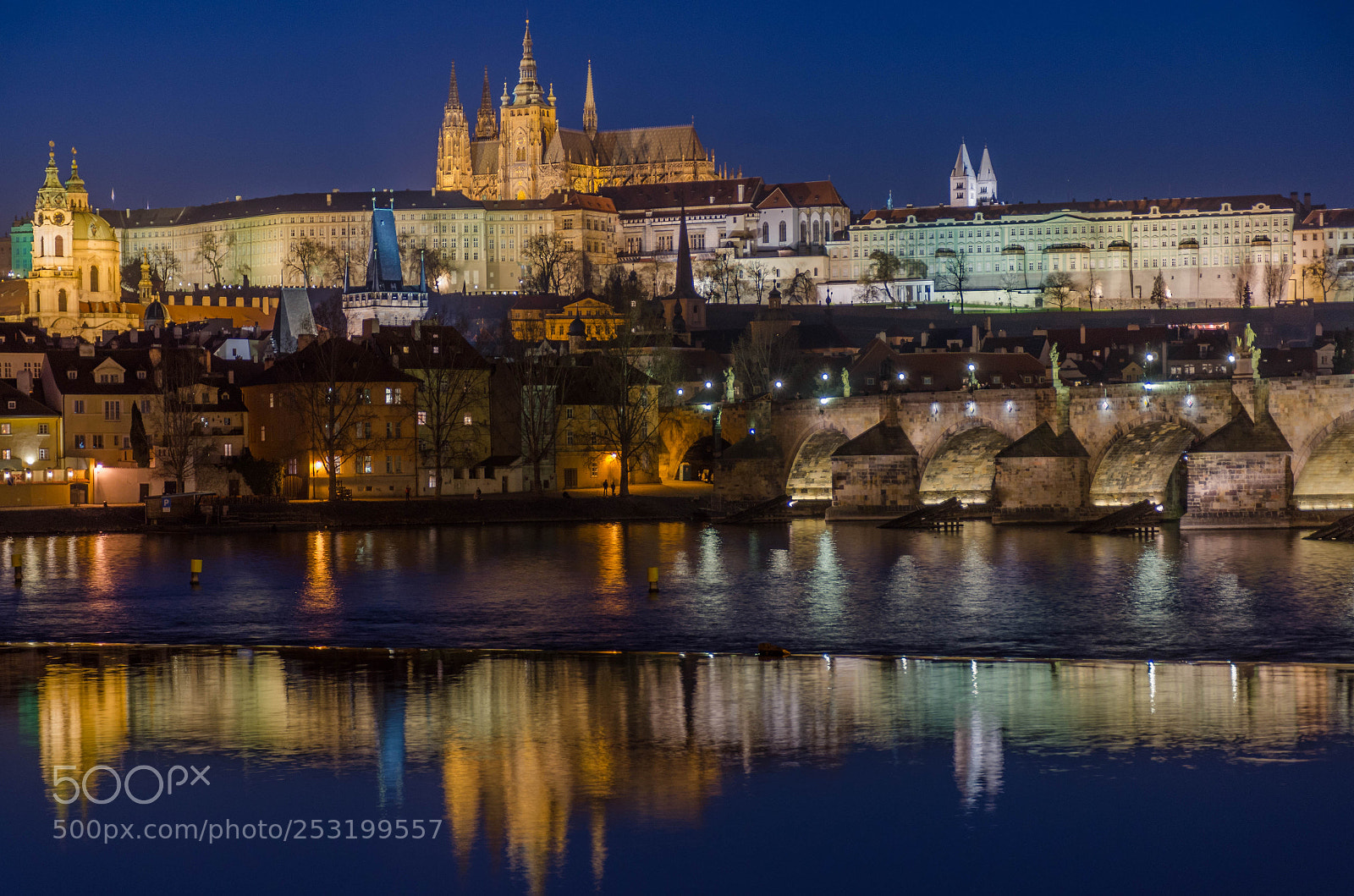 Nikon D7000 sample photo. L'heure bleue a prague. photography