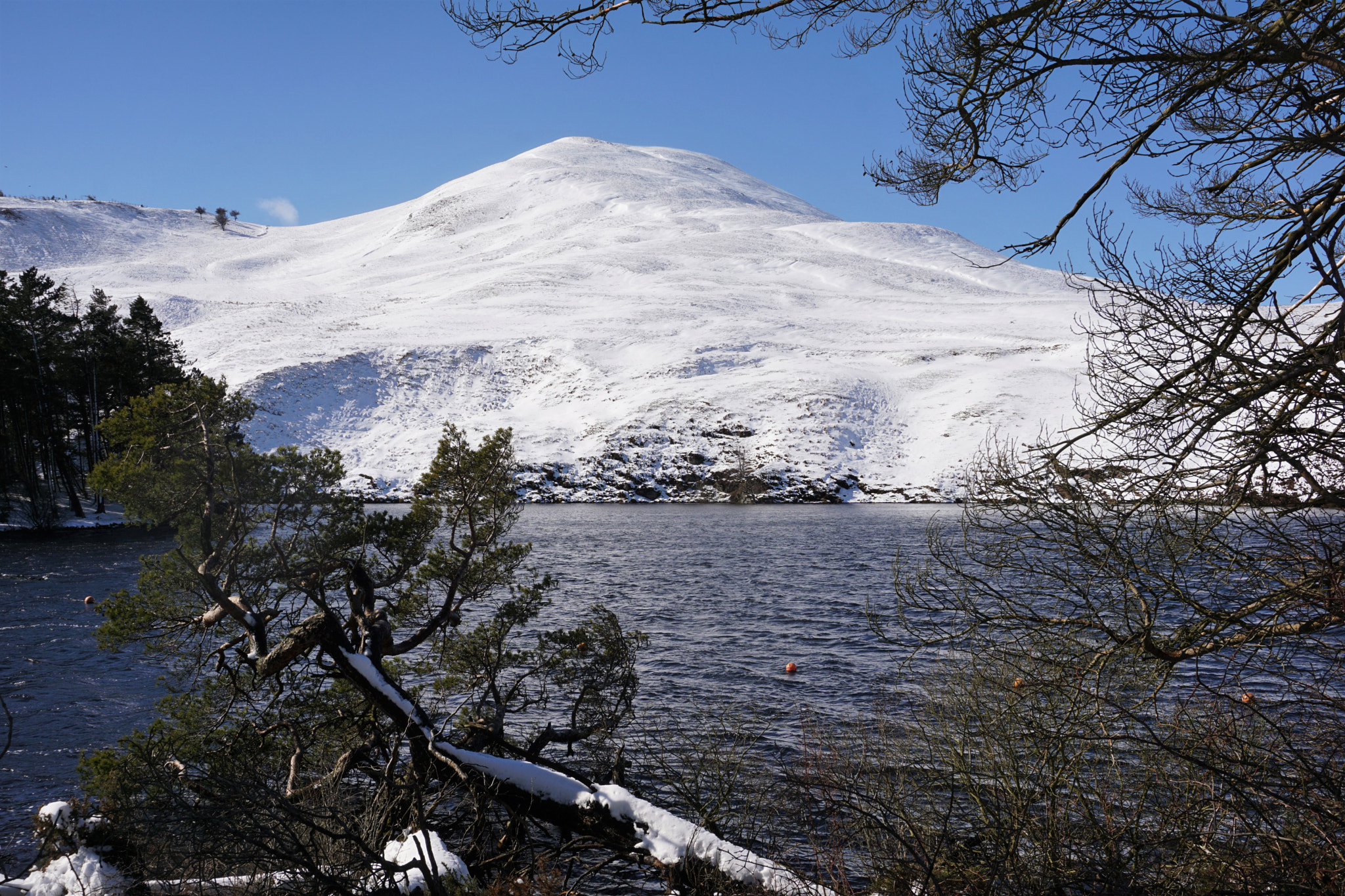 Sony a6000 + Sony E 18-50mm F4-5.6 sample photo. Glencorse reservoir photography