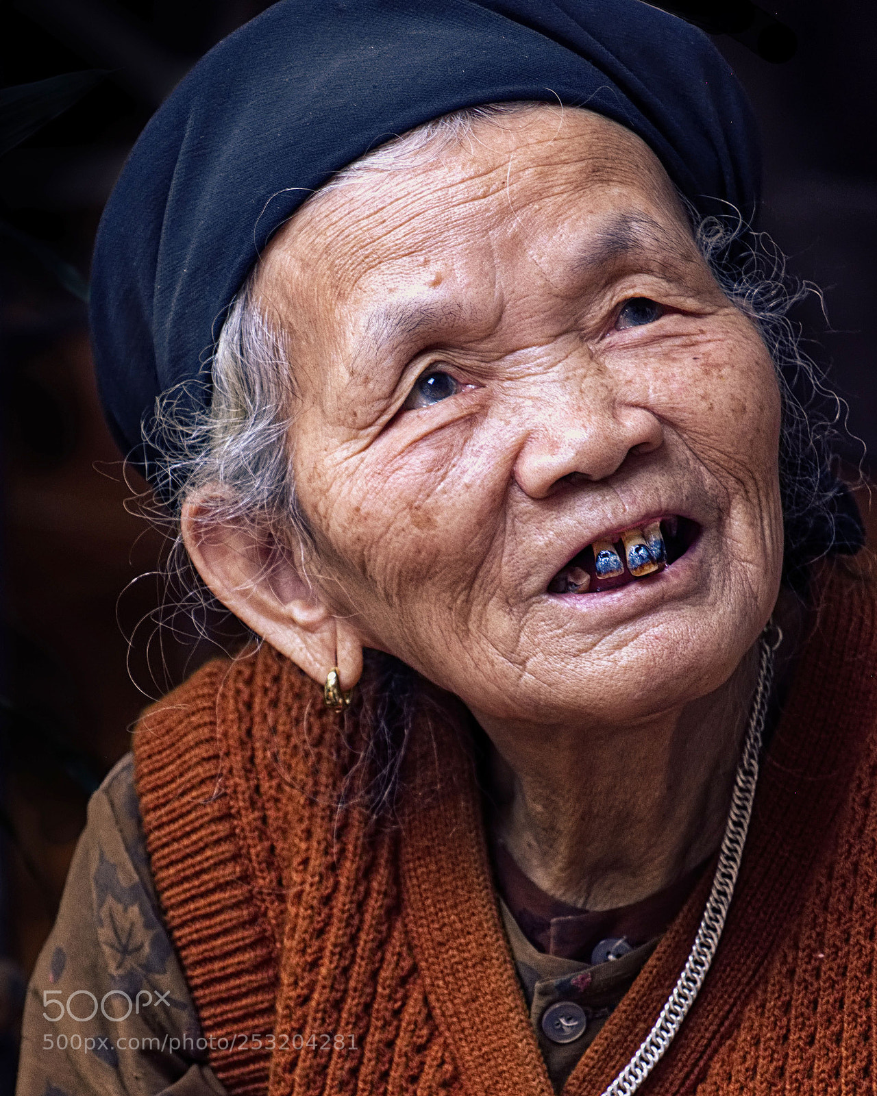 Fujifilm X-T2 sample photo. Blackened teeth tradition photography