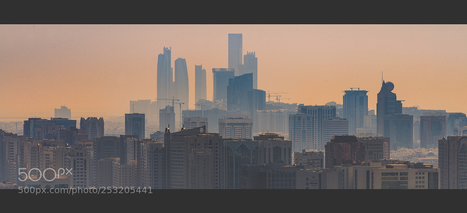 Canon EOS 6D sample photo. Abu dhabi city panorama photography