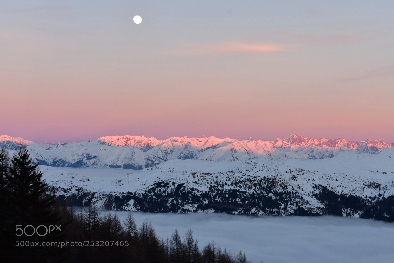 Nikon D3400 sample photo. Sunset alps photography