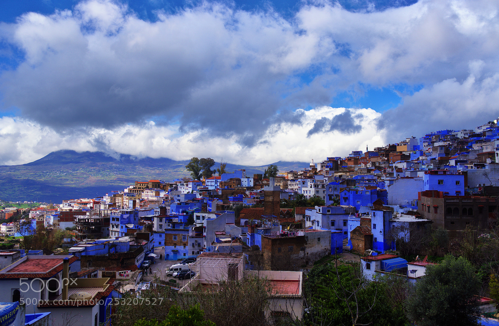 Pentax K-1 sample photo. Blue town photography