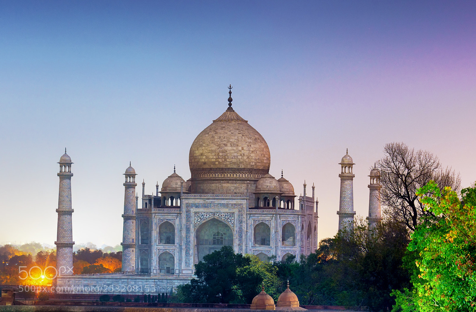 Sony a7R II sample photo. Taj mahal at night photography